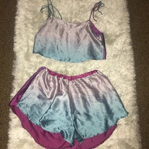 2-Piece Mermaid Pajama/Cover up Set
